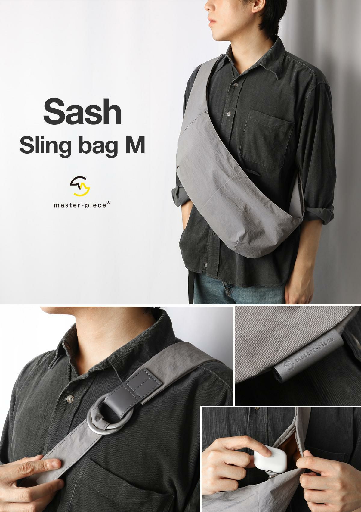 マスターピース sash/サッシュ ウエストバッグ master-piece mspc-03051