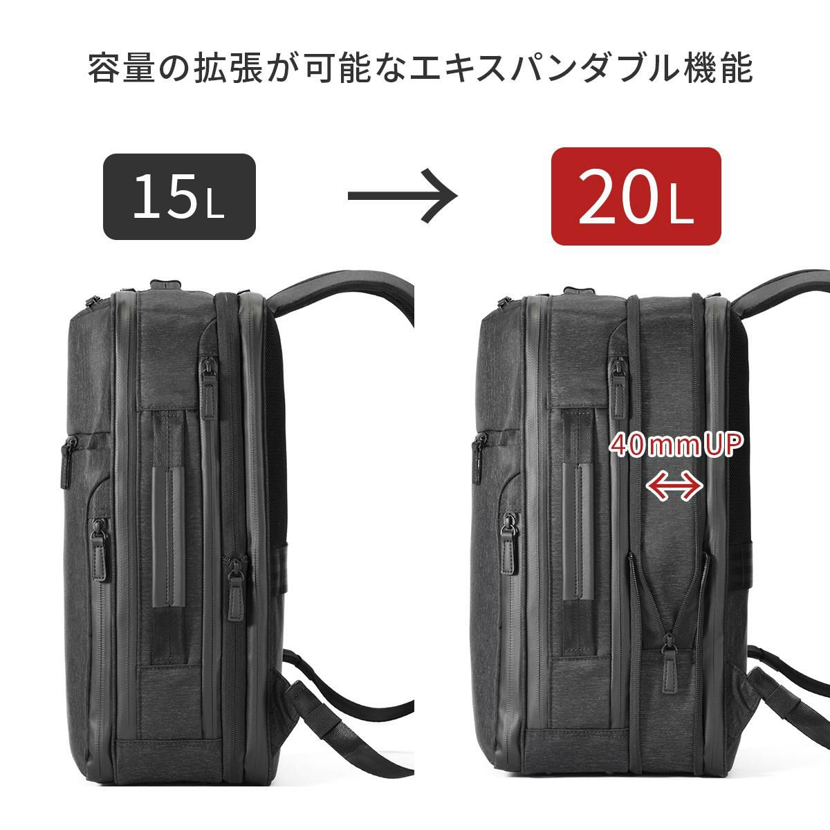 エース ジーンレーベル ガジェタブルヘザー2 ビジネスリュック ace.GENE LABEL gene-68297