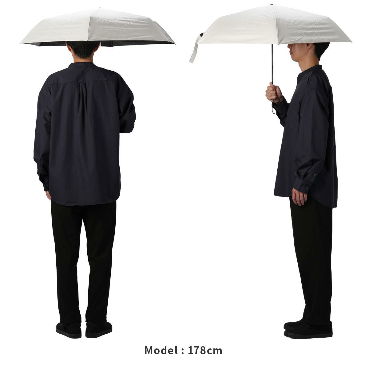 バグスロウ×アンベル ベリカル ヒートブロック 折りたたみ傘 晴雨兼用 自動開閉 AMVEL HEATBLOCK VERYKAL bugSlaw A1569