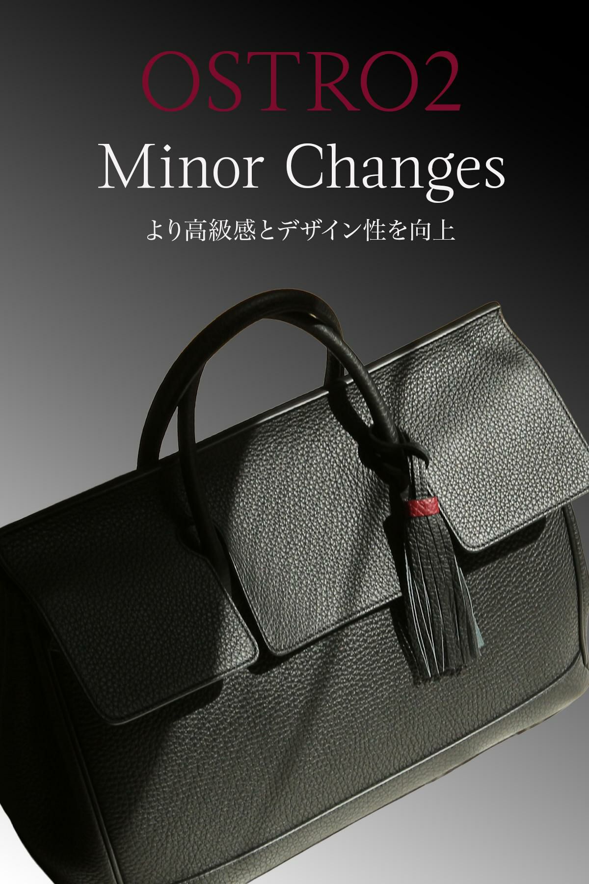 アカーテ オストロ ボストンバッグ  acate-ostro2-m