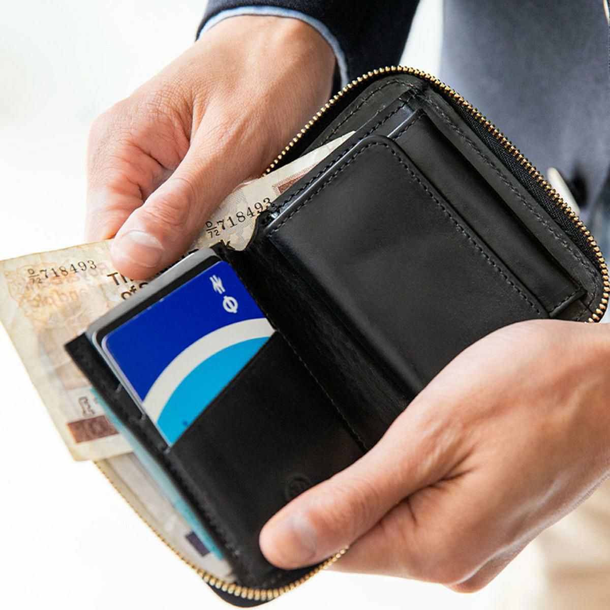 グレンロイヤル  二つ折り財布 GLENROYAL 03-5814