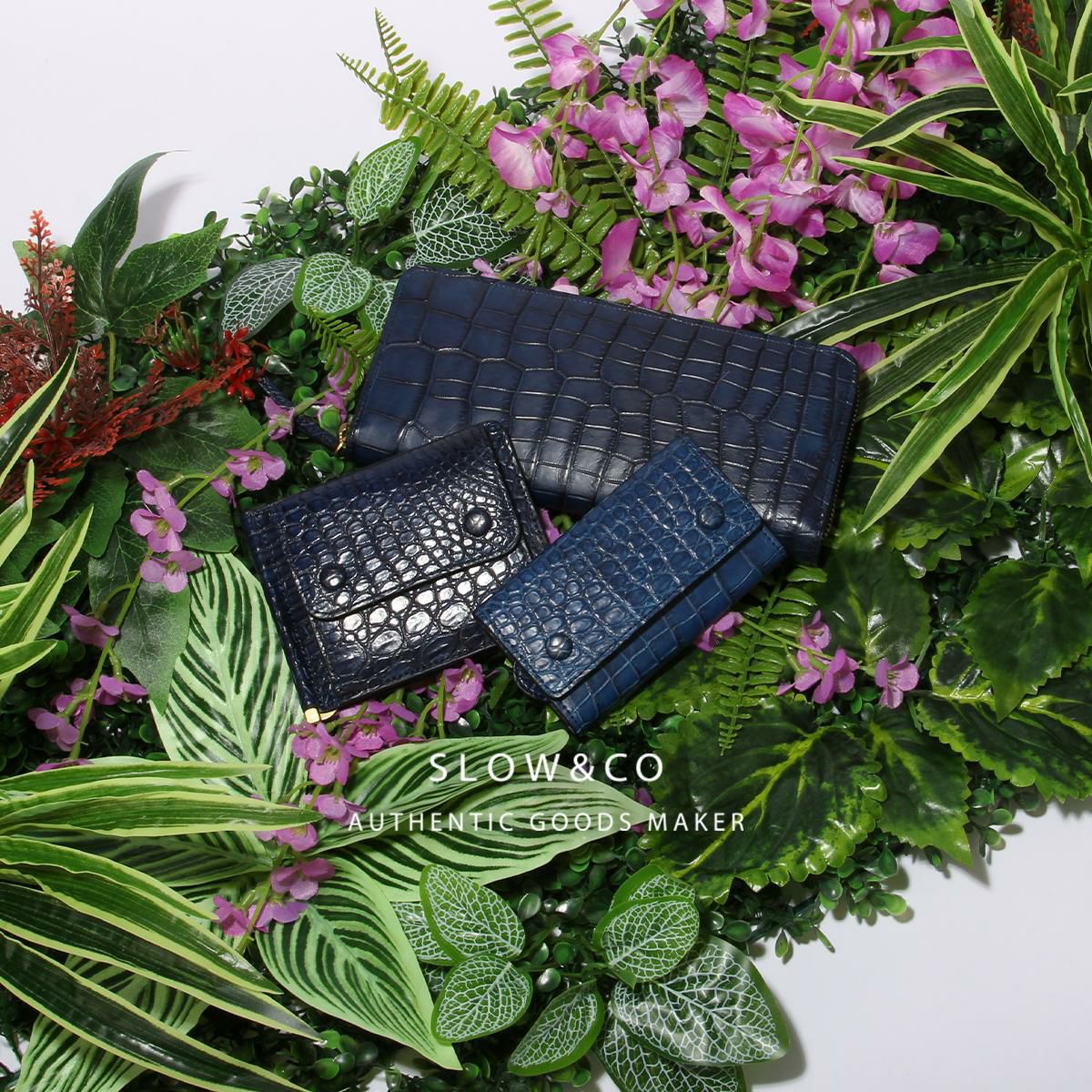 スロウ crocodile 長財布 SLOW so910r