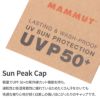 マムート Accessories 帽子 MAMMUT sun-peak-cap