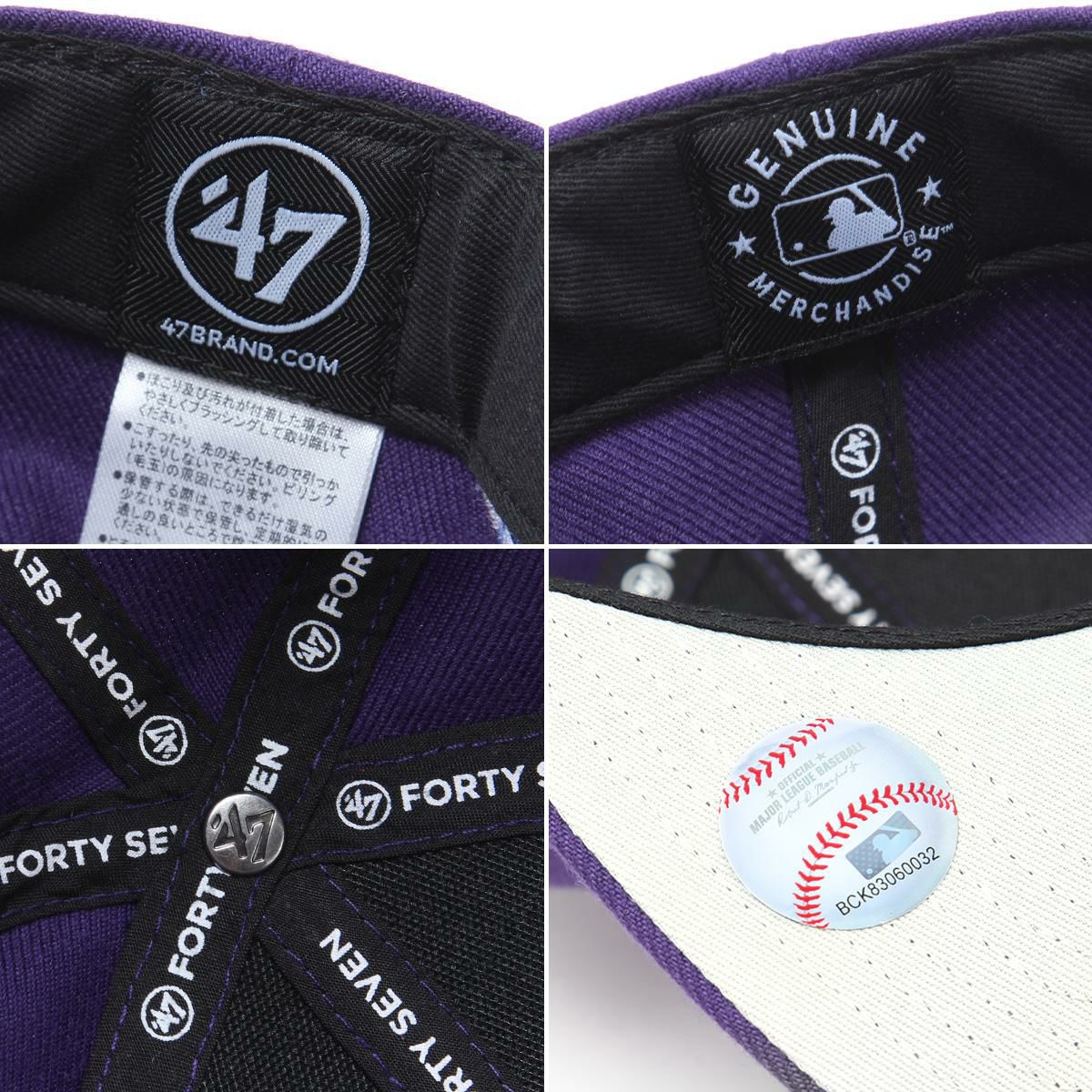 フォーティーセブン 47 CAPTAIN 帽子 47 sure-shot-cpt-y