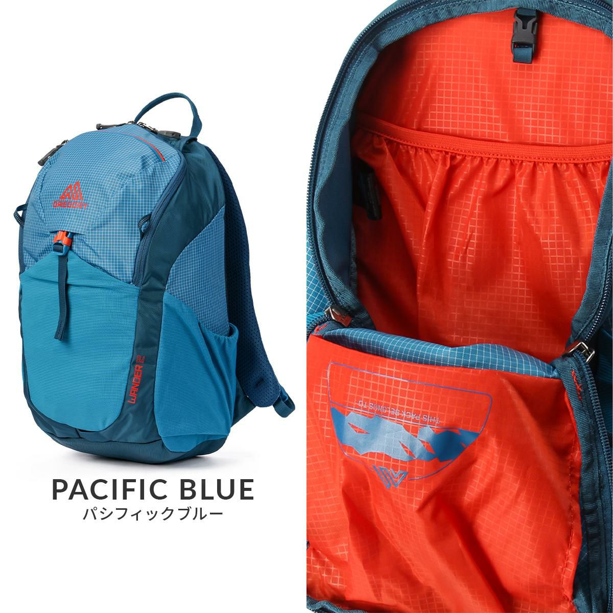 グレゴリー ユースハイキング リュック GREGORY YOUTH HIKING wander12