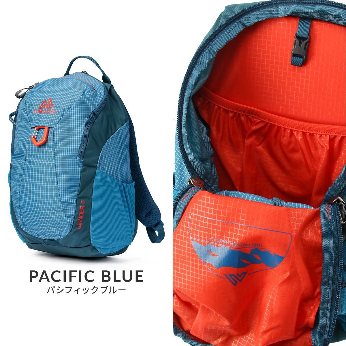 グレゴリー ユースハイキング リュック GREGORY YOUTH HIKING wander8