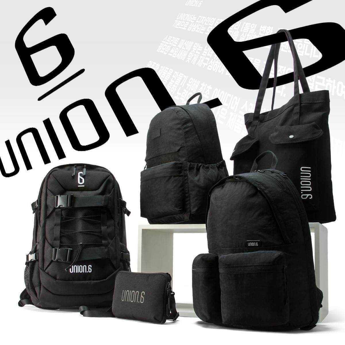 ユニオンシックス ポリエスター リュック UNION.6 WRINKLED NYLON D3
