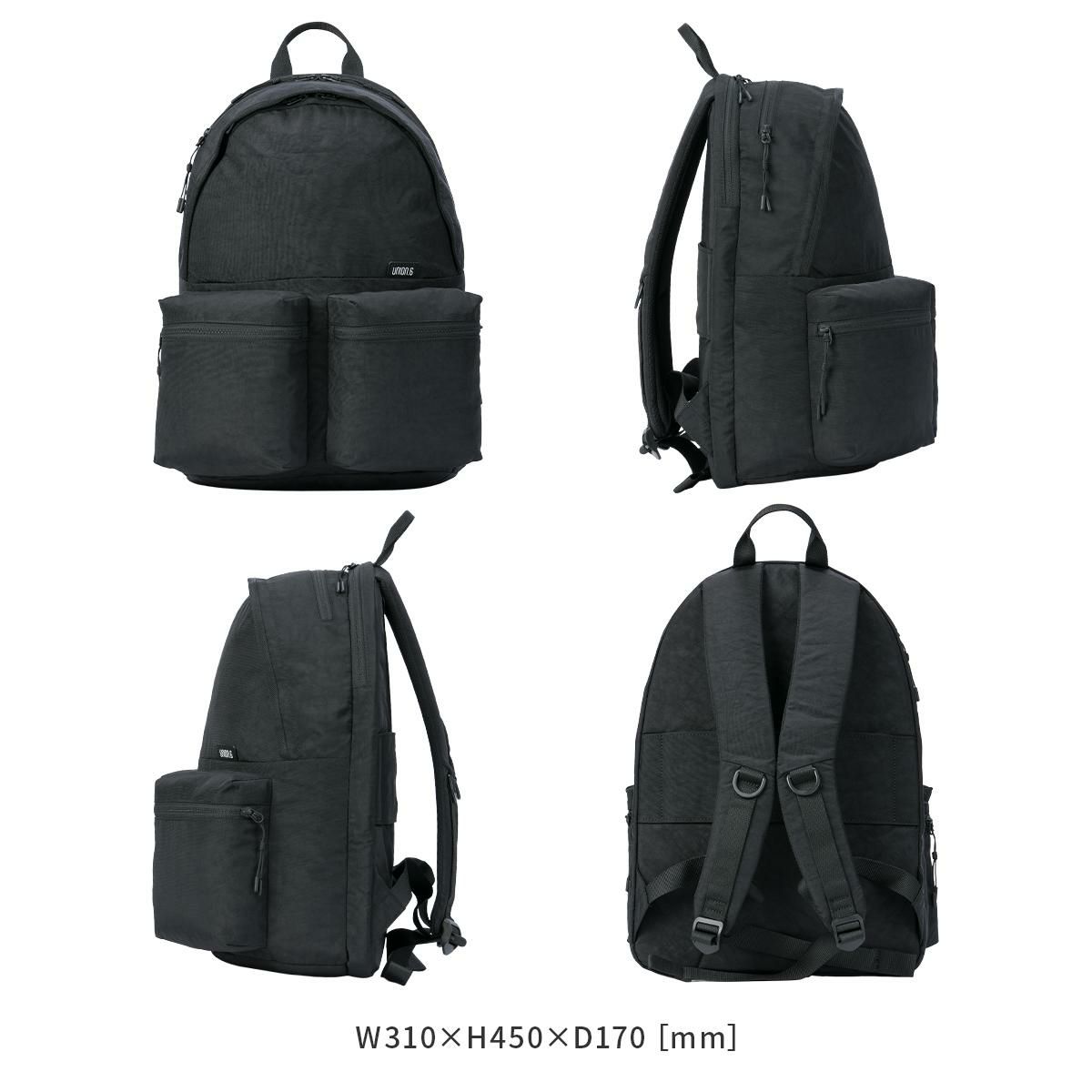 ユニオンシックス ポリエスター リュック UNION.6 WRINKLED NYLON D4