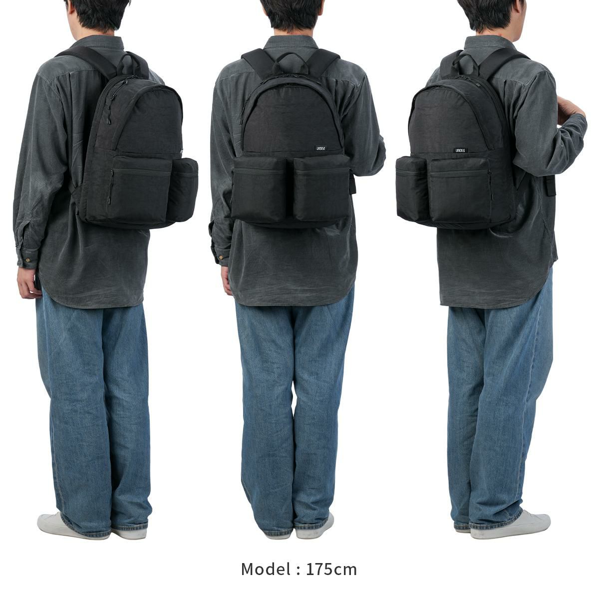 ユニオンシックス ポリエスター リュック UNION.6 WRINKLED NYLON D4