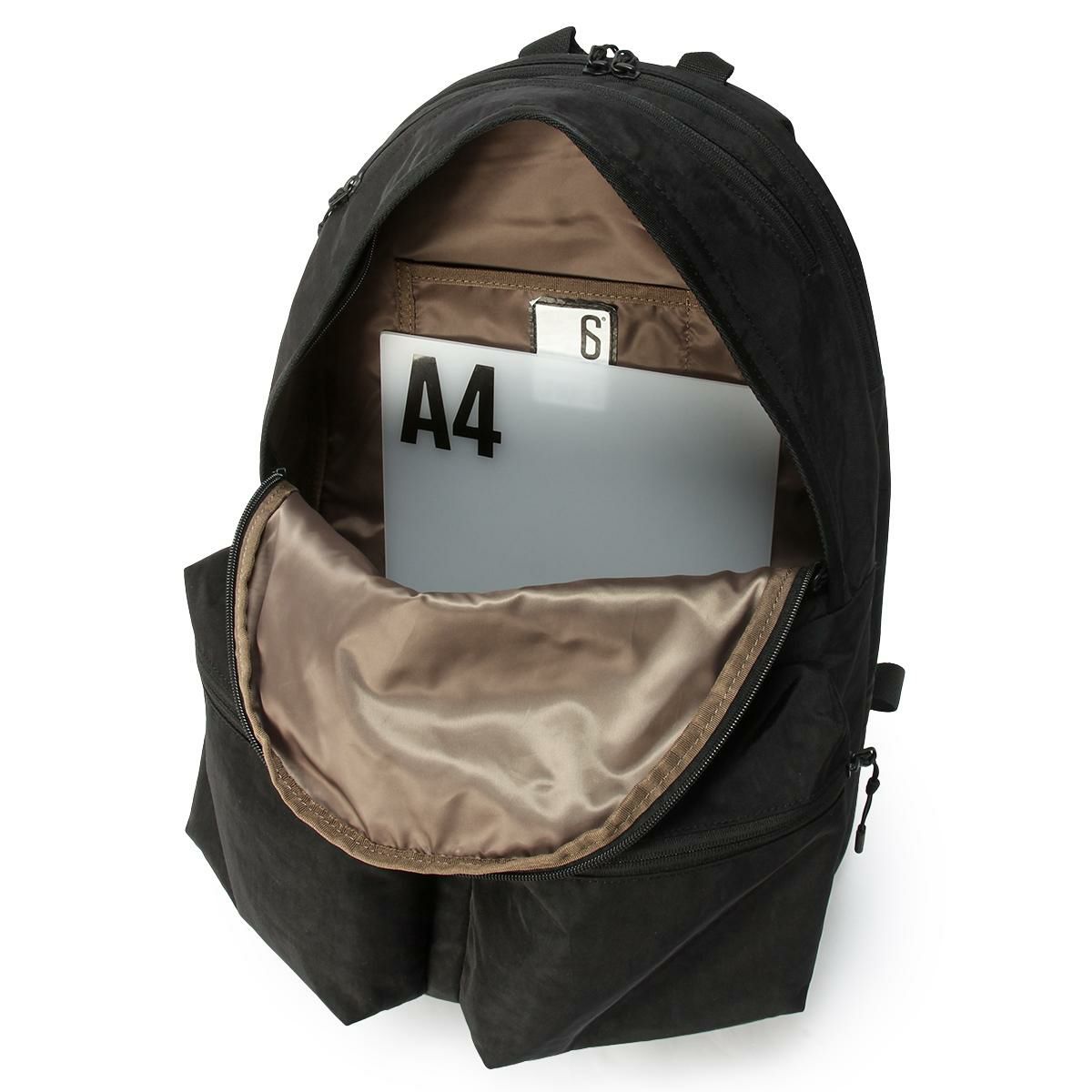 ユニオンシックス ポリエスター リュック UNION.6 WRINKLED NYLON D4