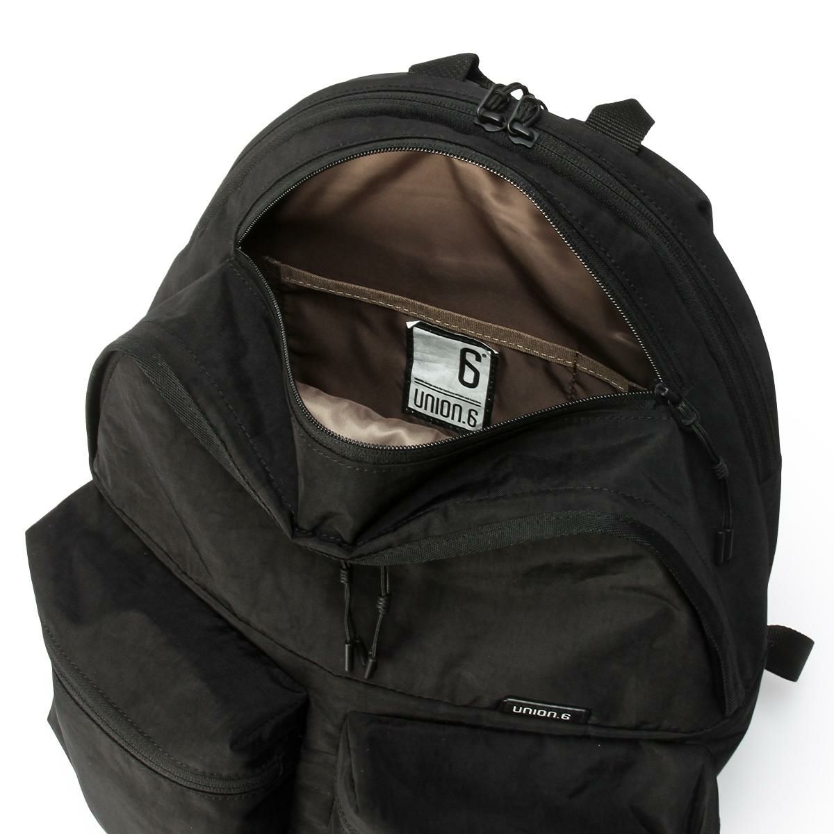 ユニオンシックス ポリエスター リュック UNION.6 WRINKLED NYLON D4