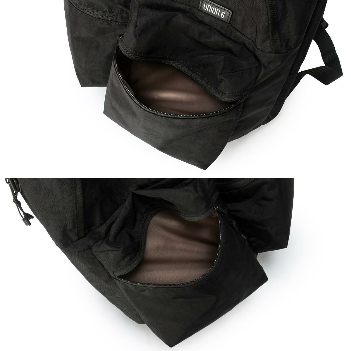 ユニオンシックス ポリエスター リュック UNION.6 WRINKLED NYLON D4