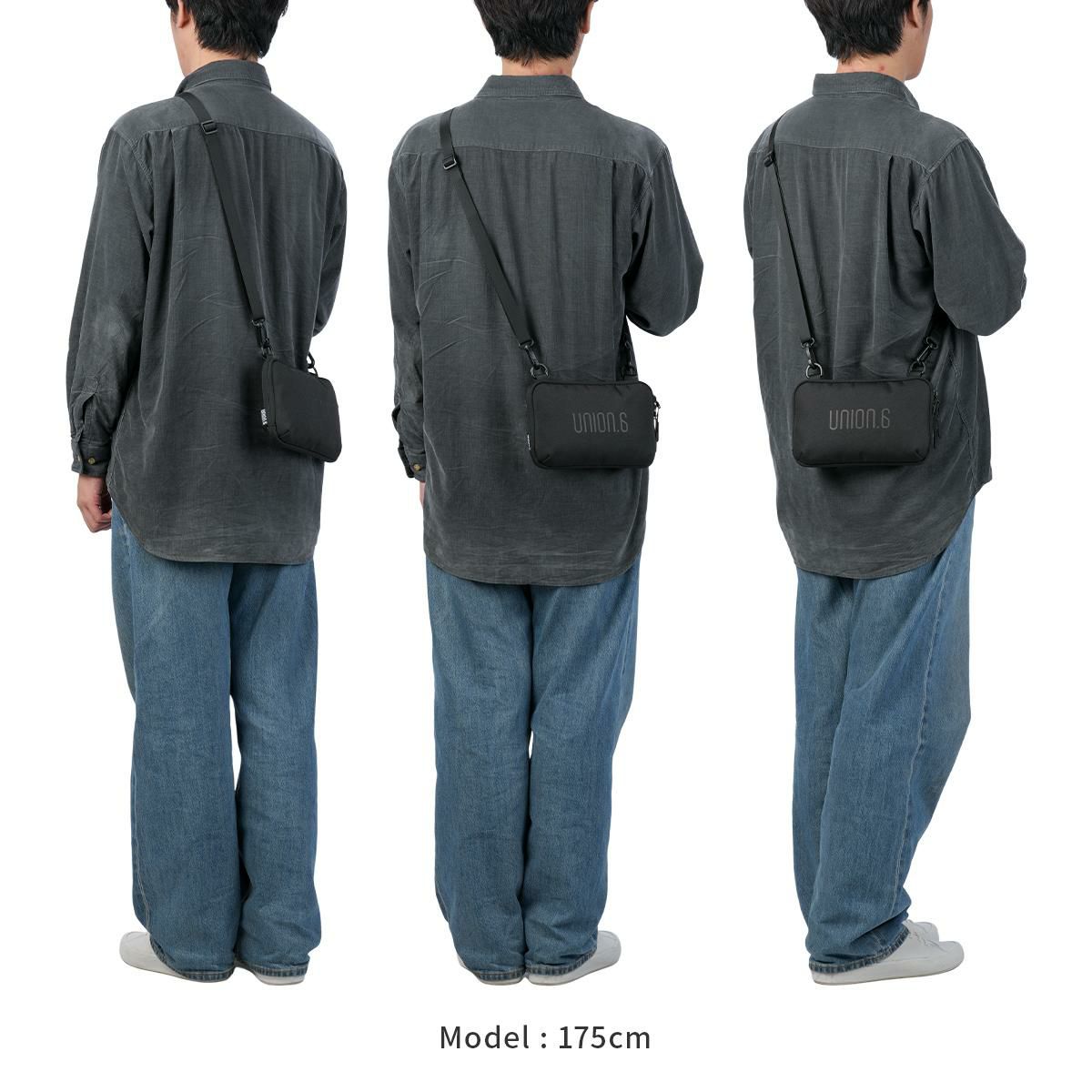 ユニオンシックス ポリエスター ショルダーバッグ UNION.6 POLYESTER UNION6