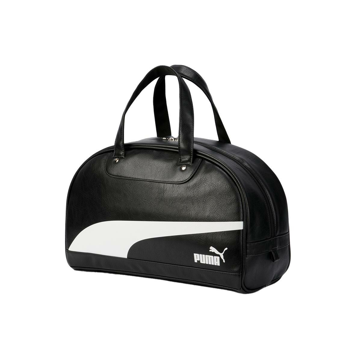 ヴィンテージPUMA希少ボストンバッグ PUMA - 【希少】PUMA レザー バイカラー ボストンバッグ