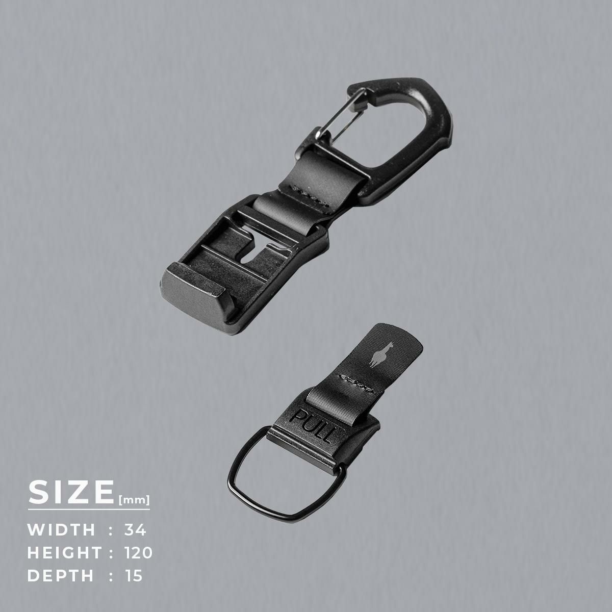 アルパカ ハブ-カラビナ キーケース キーホルダー ALPAKA hub-carabiner 4161