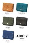 アジリティ アッファ ルプリエ 三つ折り財布 AGILITY affa 0363