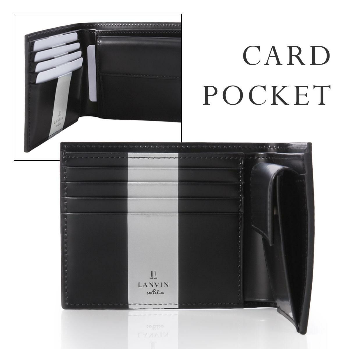 ランバンオンブルー ワグラム2 二つ折り財布 LANVIN en Bleu wagram2 504613