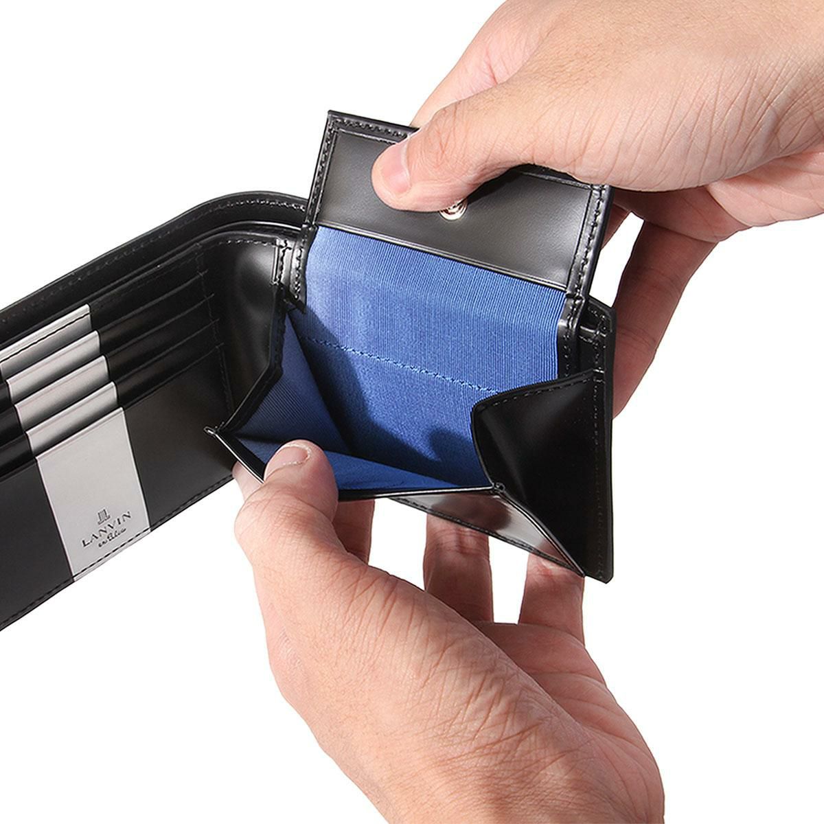 ランバンオンブルー ワグラム2 二つ折り財布 LANVIN en Bleu wagram2 504613