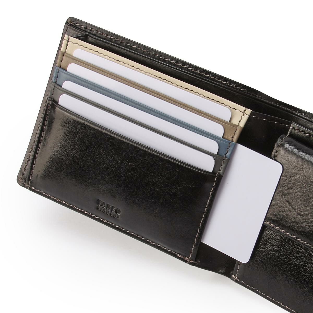 タケオキクチ/I イデア 二つ折り財布 TAKEO KIKUCHI 756604