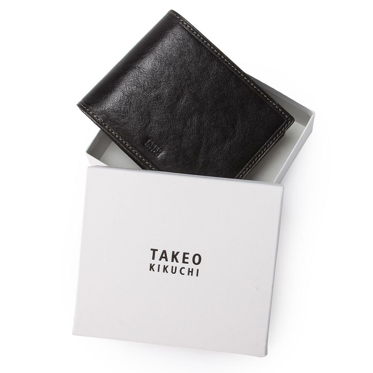 タケオキクチ/I イデア 二つ折り財布 TAKEO KIKUCHI 756604