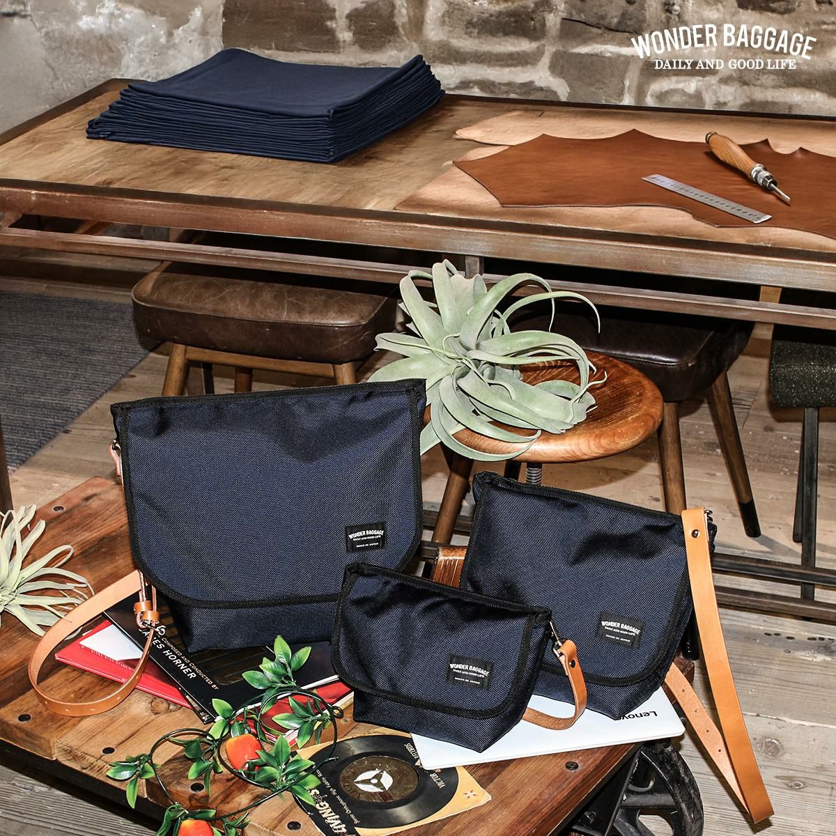 [限定商品] ワンダーバゲージ タウンバッグ ショルダーバッグ WONDER BAGGAGE TOWN BAG ZW-004