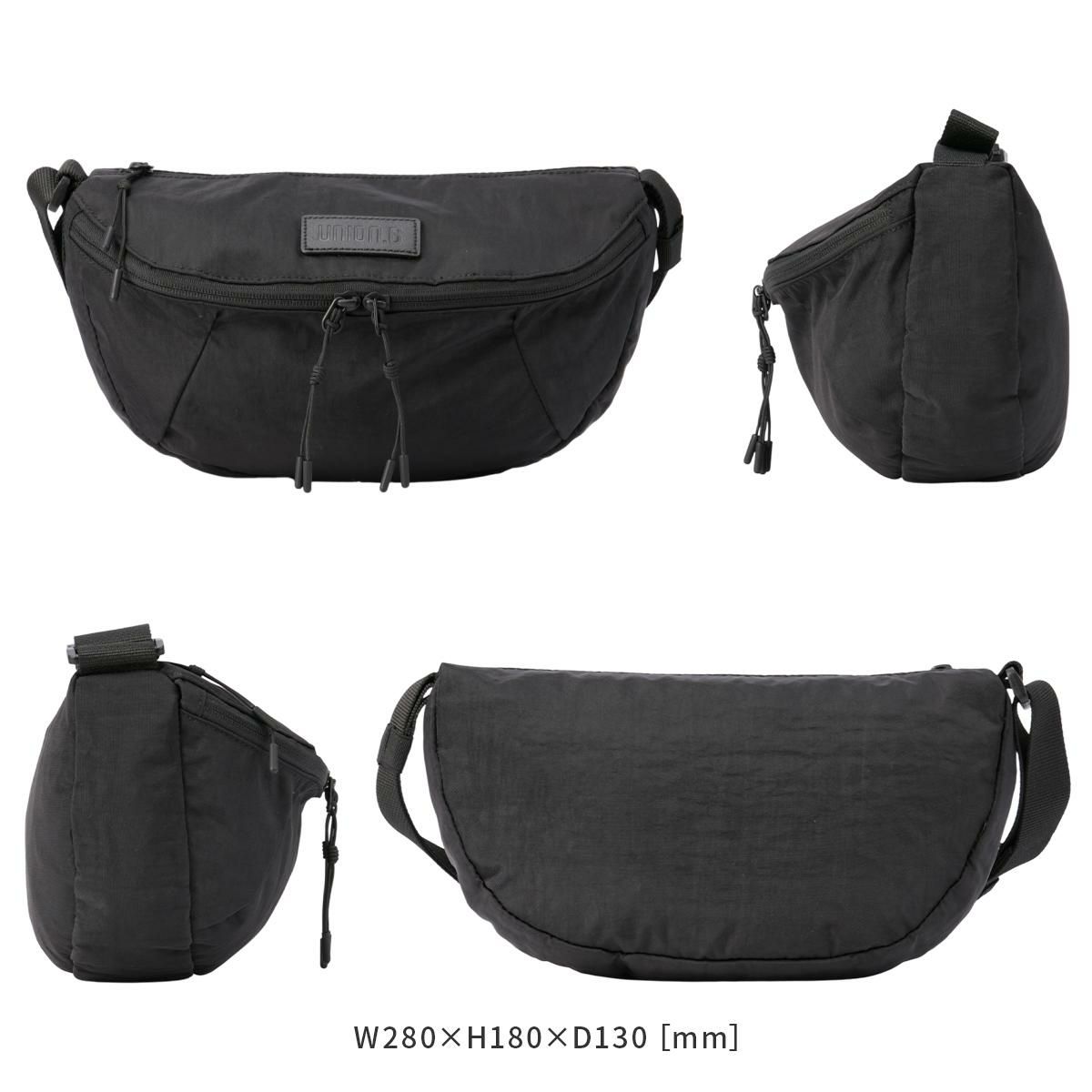 ユニオンシックス ボディバッグ UNION.6 WRINKLED NYLON uacb15j