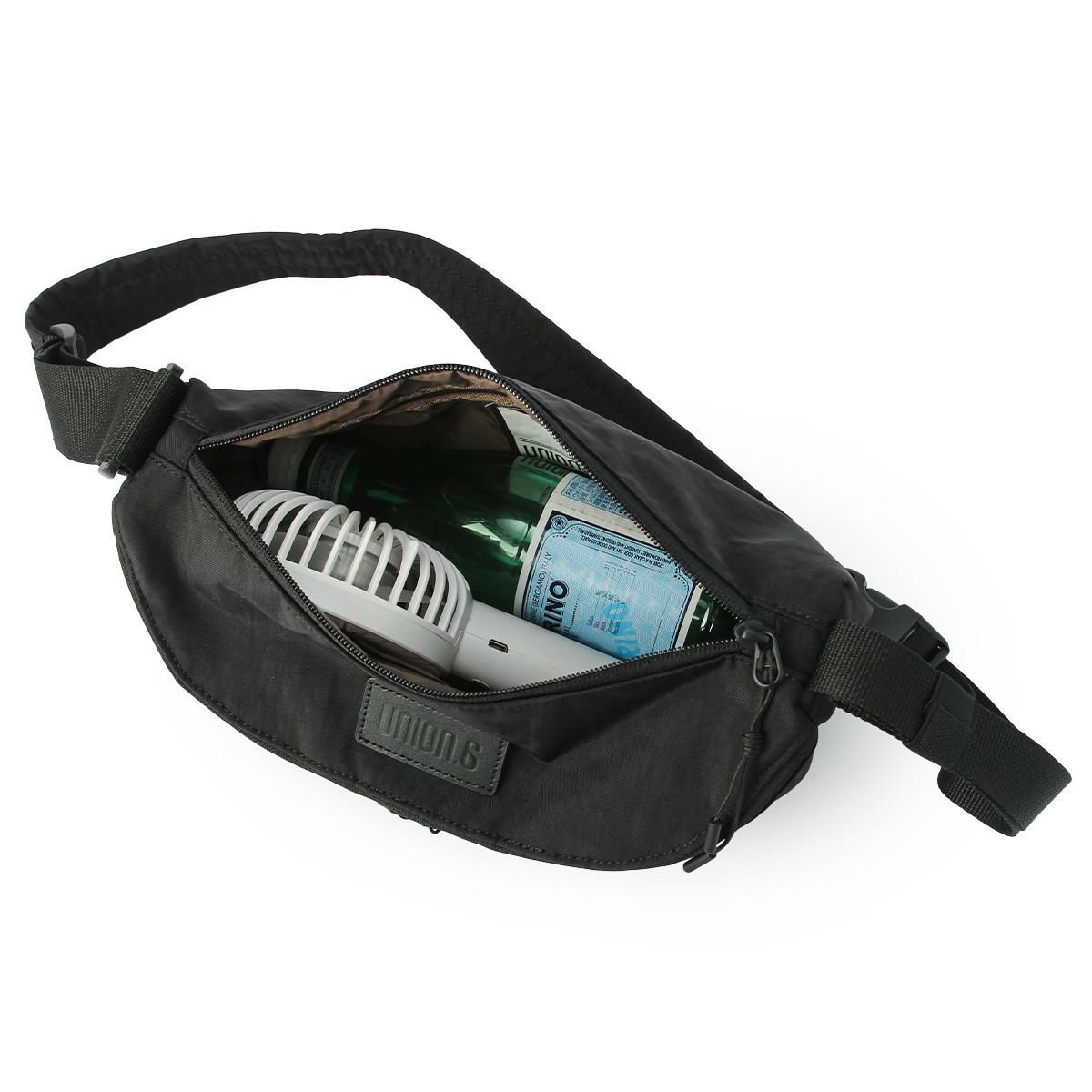 ユニオンシックス ボディバッグ UNION.6 WRINKLED NYLON uacb15j