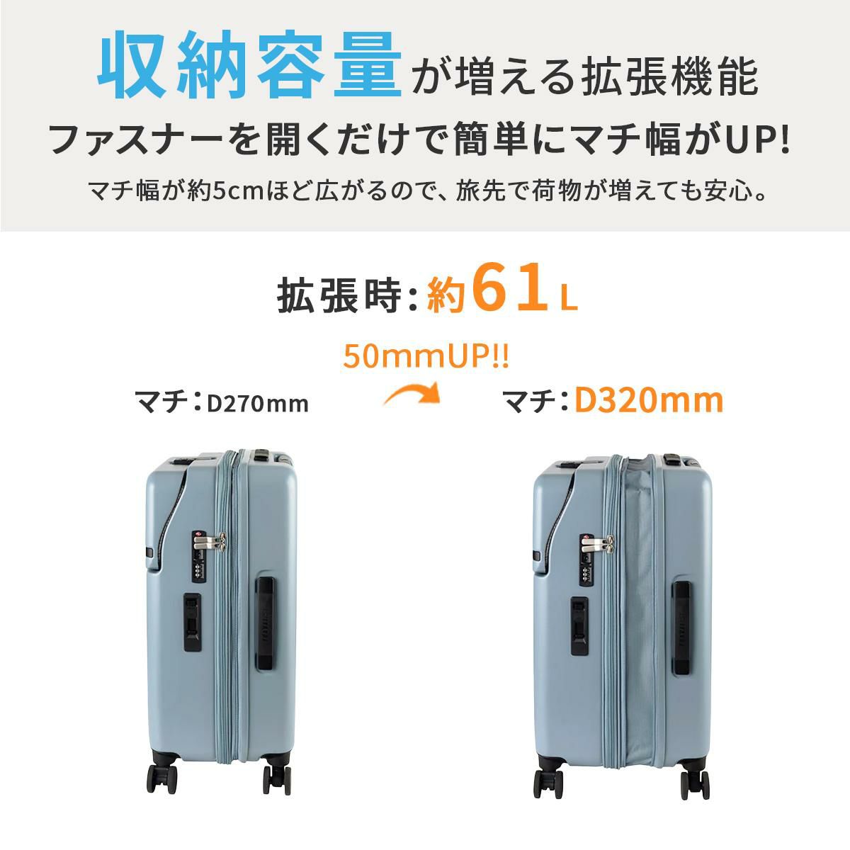 トラベリスト ファースト スーツケース Mサイズ TRAVELIST FIRST 76-25150