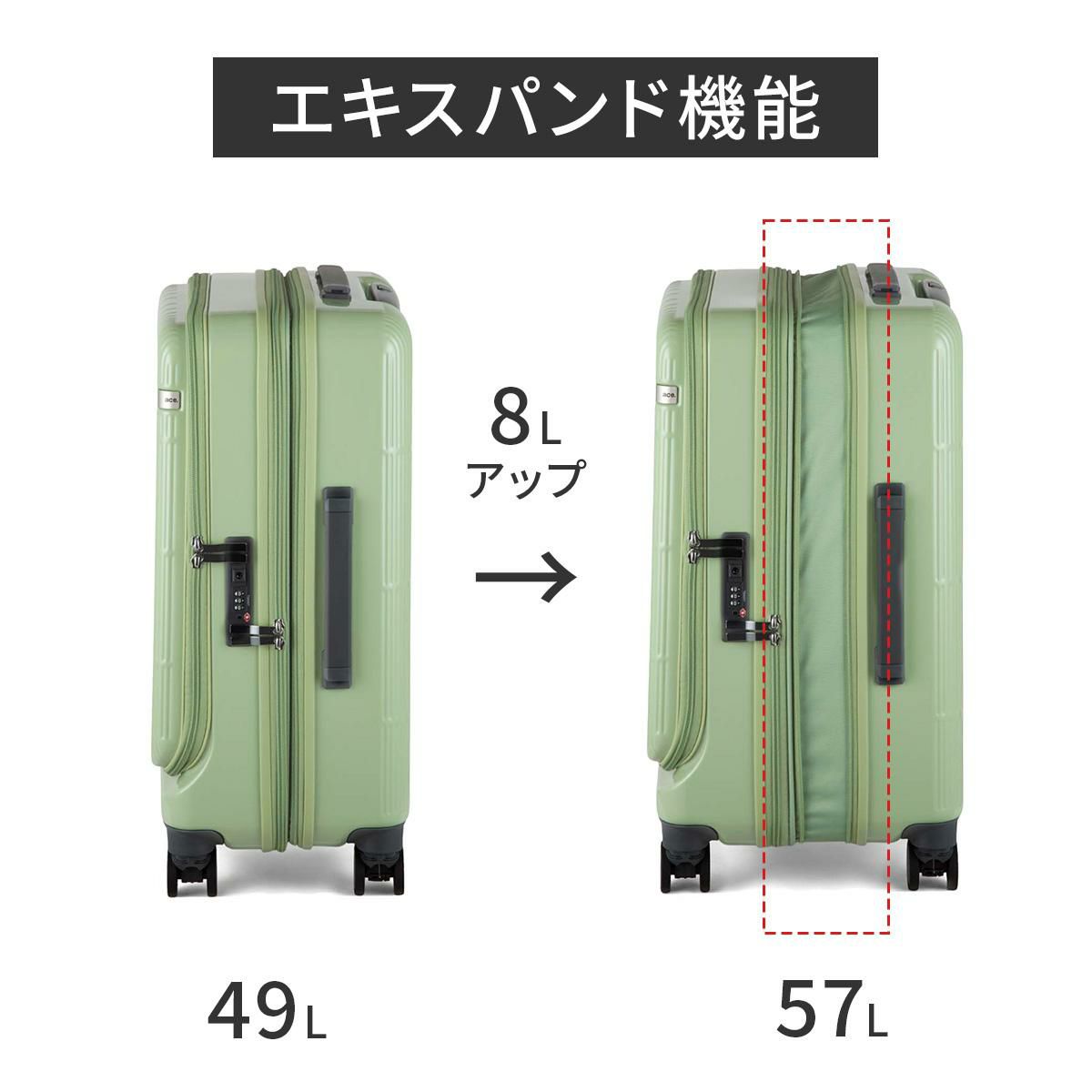 トーキョーレーベル ディフェレンス スーツケース Mサイズ ace. TOKYO LABEL 05722