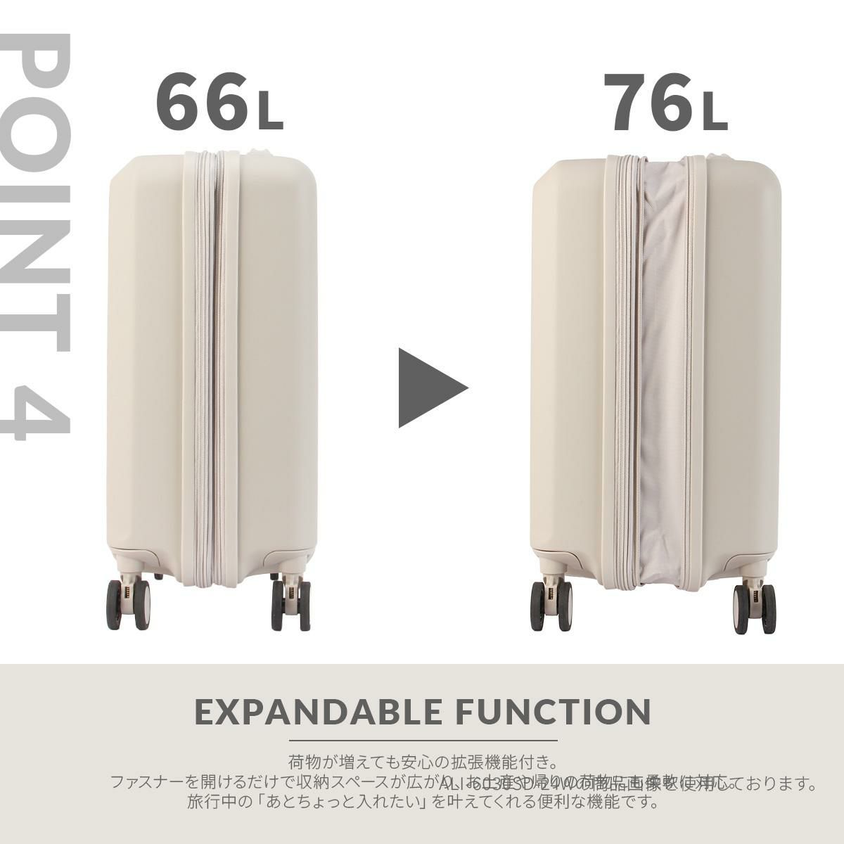 アジア・ラゲージ スーツケース Mサイズ Asia Luggage Inc.（A.L.I） ALI-6030SD-24W
