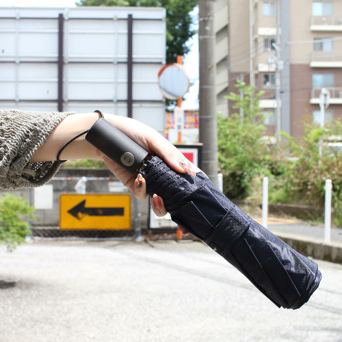 バグスロウ×アンベル ベリカル8 ヒートブロック コーデュラ 折りたたみ傘 晴雨兼用 全天候型 日傘 自動開閉 Amvel VERYKAL8 bugslaw-009