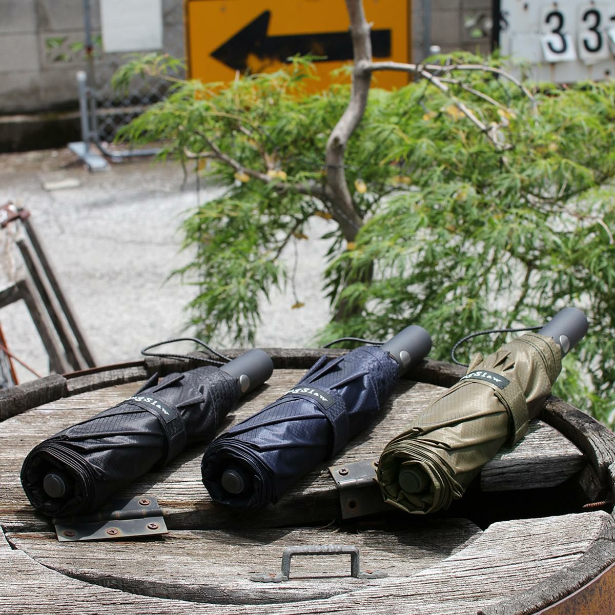 バグスロウ×アンベル ベリカル8 ヒートブロック コーデュラ 折りたたみ傘 晴雨兼用 全天候型 日傘 自動開閉 Amvel VERYKAL8 bugslaw-009