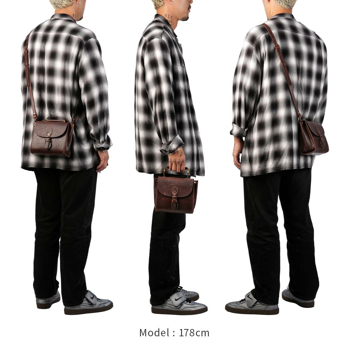 キゴ ショルダーバッグ KIGO Brass Handle kgbg2230-bul