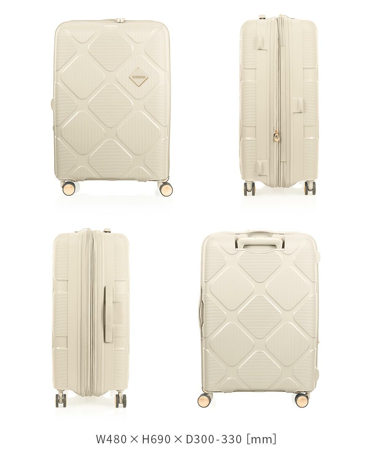 アメリカンツーリスター インスタゴン スーツケース Lサイズ AmericanTourister INSTAGON ダークグレー：HJ4-78012