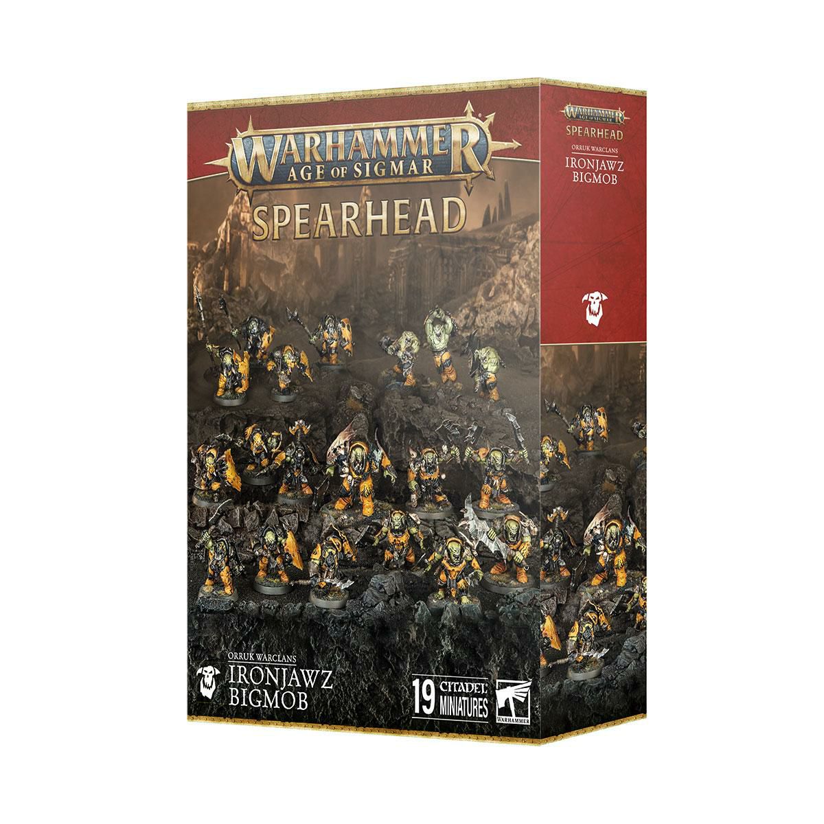 ウォーハンマー エイジ オブ シグマー WARHAMMER Age of Sigmar AoS スピアヘッド オールク・ウォークラン アイアンジョウの大徒党 70-23