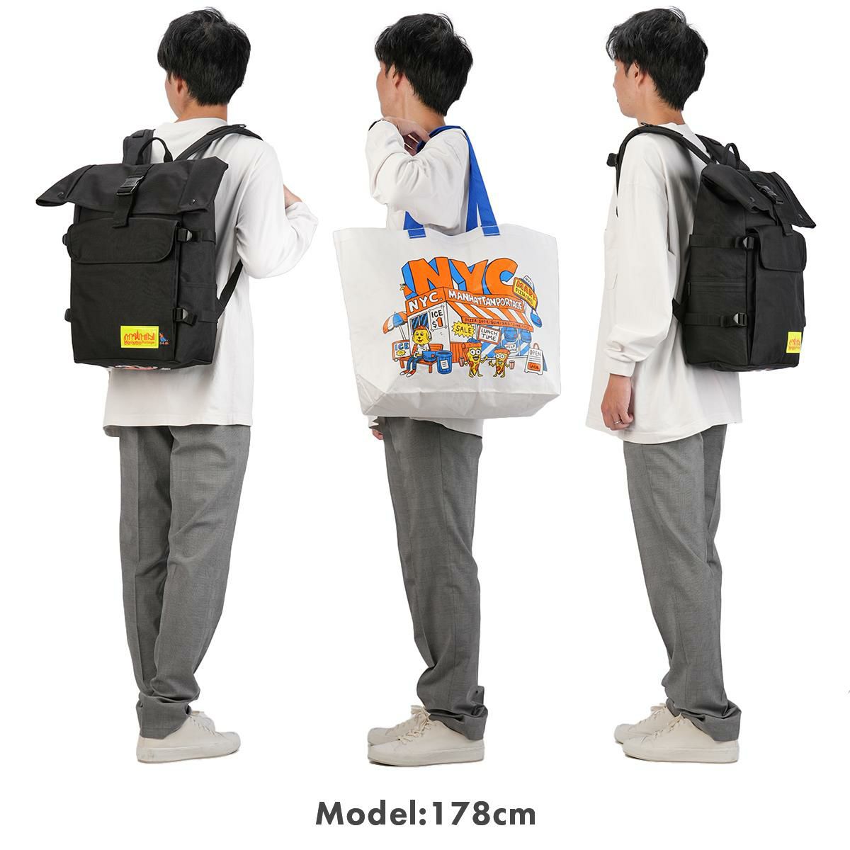 マンハッタンポーテージ NYC プリント リュック Manhattan Portage NYC Print mp1236lvltmp