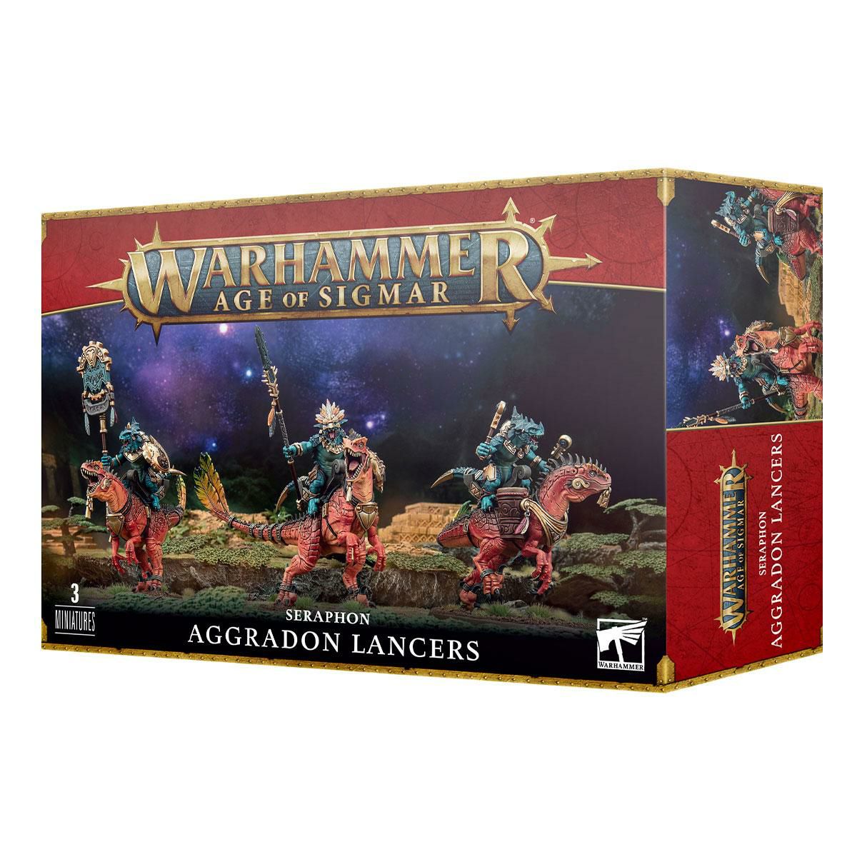 ウォーハンマー 88-18 エイジ オヴ シグマー セラフォン アグラドン・ランサー WARHAMMER AoS Seraphon Aggradon Lancers