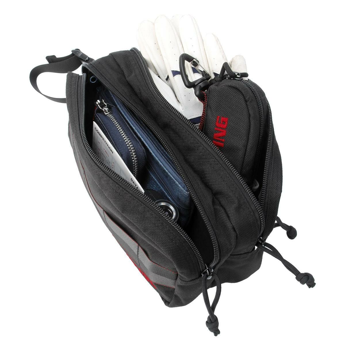 BRIEFING BRIEFING ブリーフィング ダブルジップポーチ GOLF PREMIUM