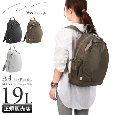 W&.Day/Night リュックサック W＆.Day/Night 最大52%☆土日限定 ダブルアンドデイナイト