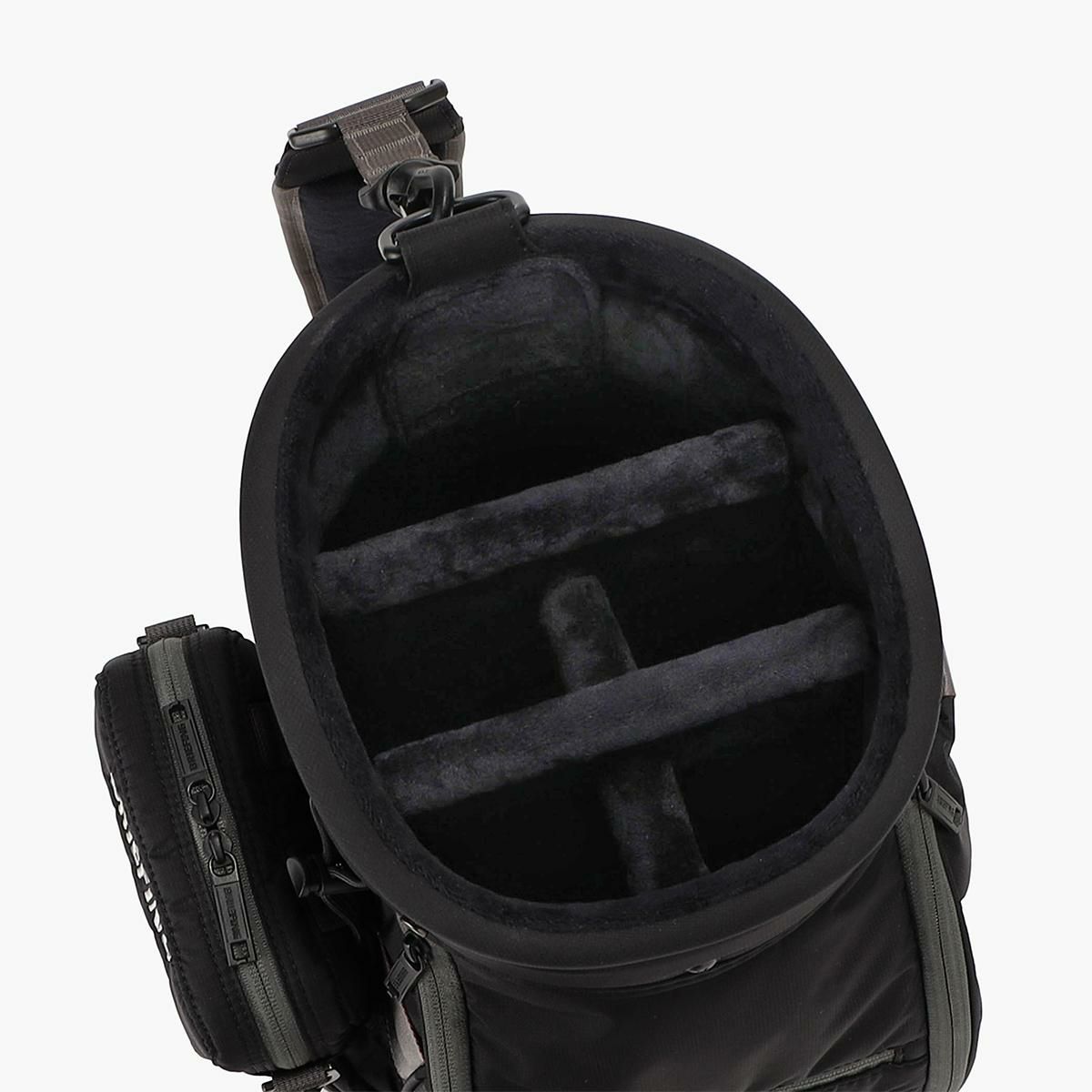 ブリーフィング CR-6 #02 ブラック × スチール BGW253D12 ブリーフィング BRIEFING ブリーフィングゴルフ カートキャディバッグ