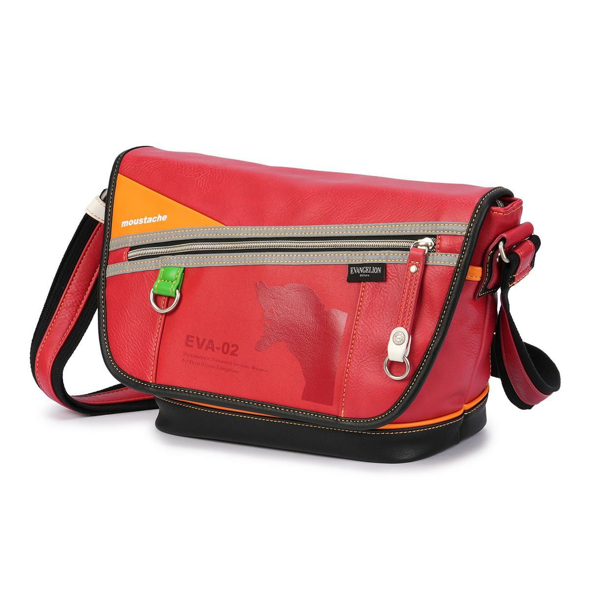 ムスタッシュ エヴァンゲリオンコラボ メッセンジャーバッグ MOUSTACHE