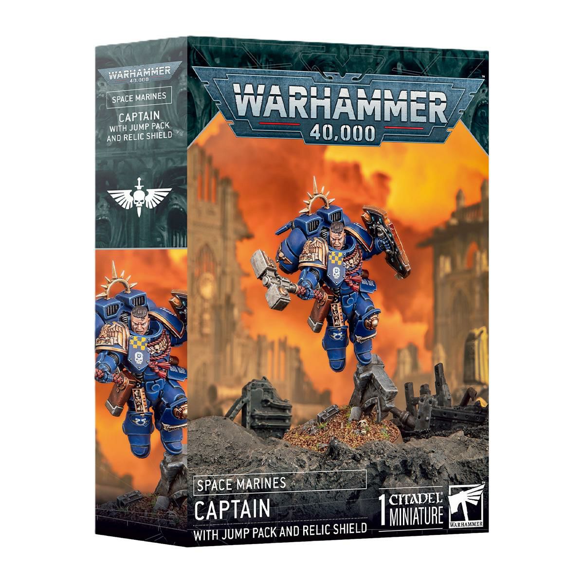 ウォーハンマー 40k 48-102 スペースマリーン：キャプテン（ジャンプ