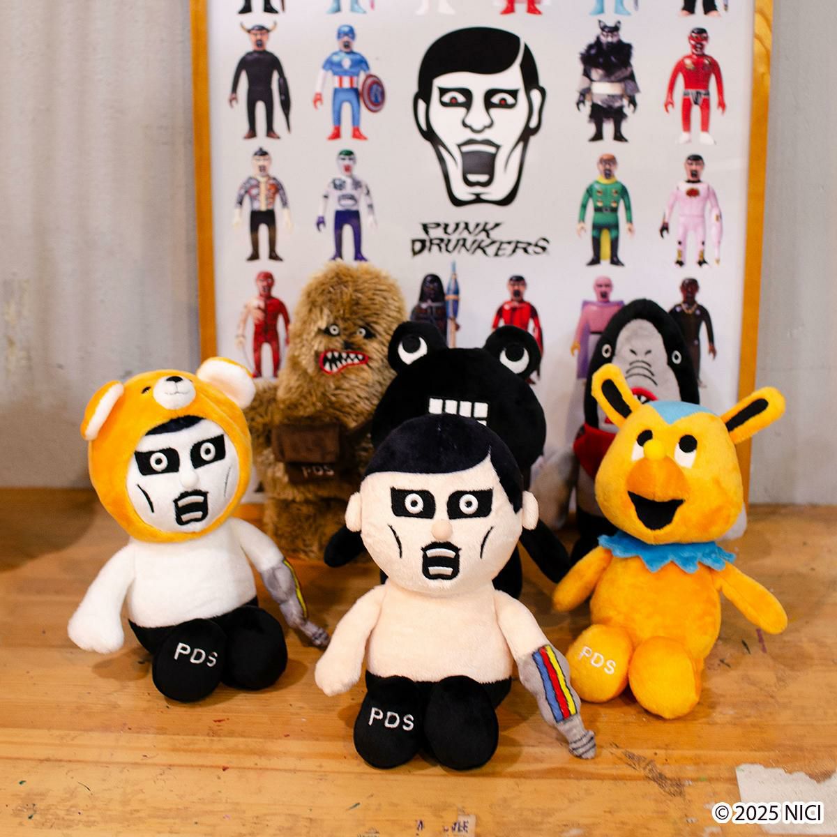 パンクドランカーズ×ニキ ぬいぐるみ あいつ くまあいつ 中井 チューイ